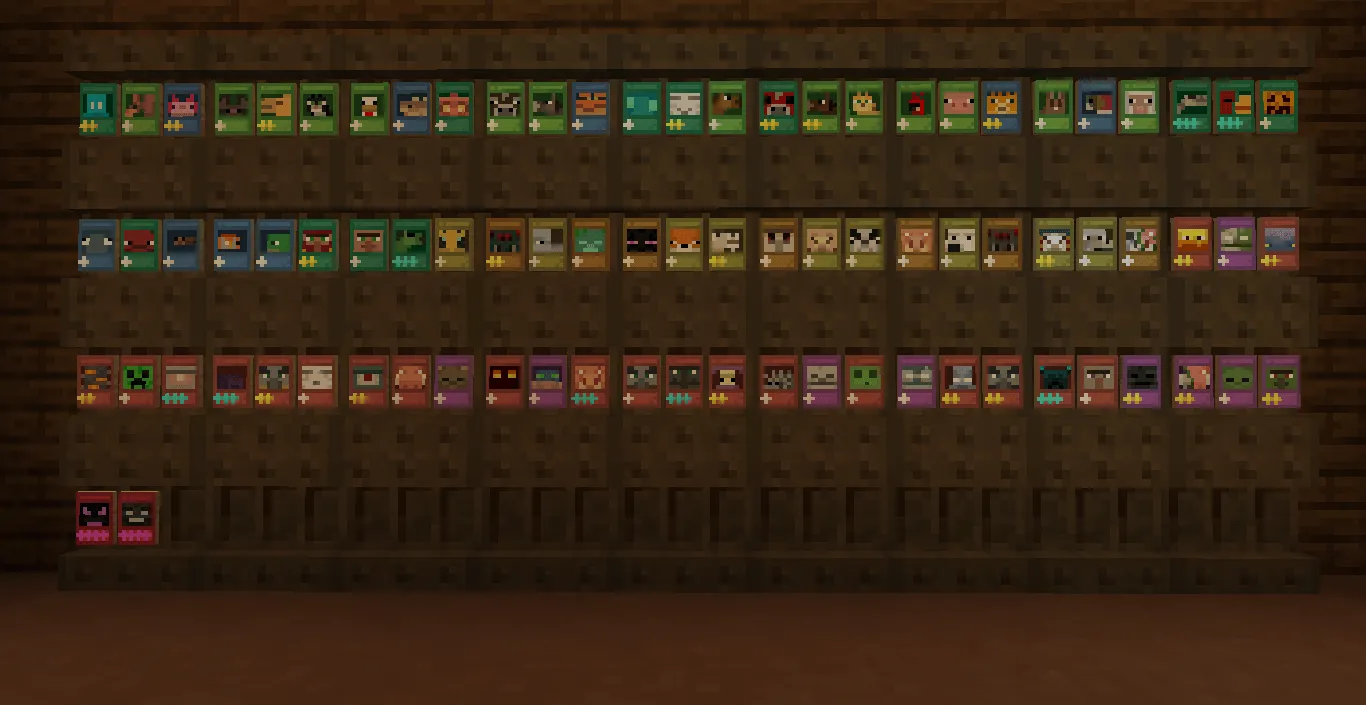 Mob Cards: End, Текстуры, Minecraft