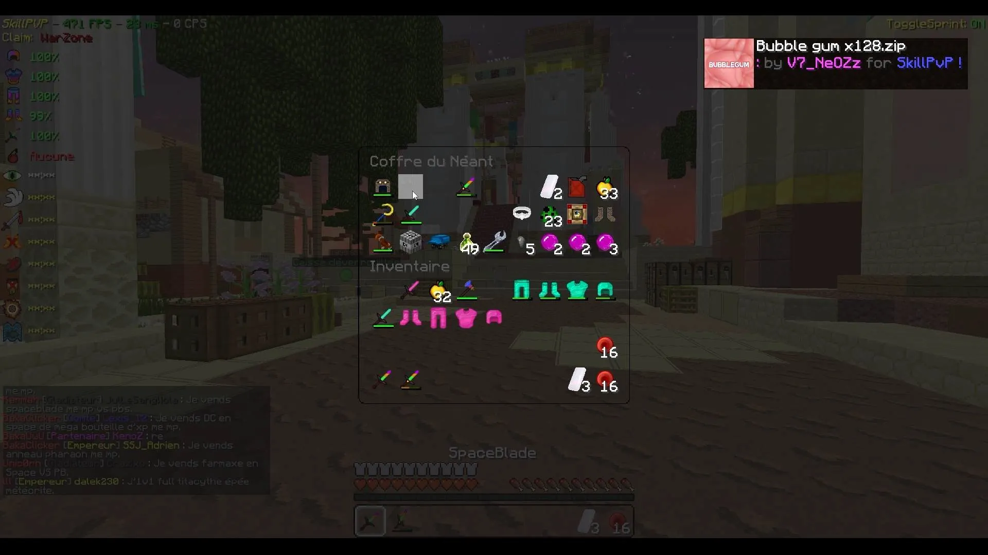 Bubble gum [x128] — скриншот 5 (Текстуры, Minecraft)