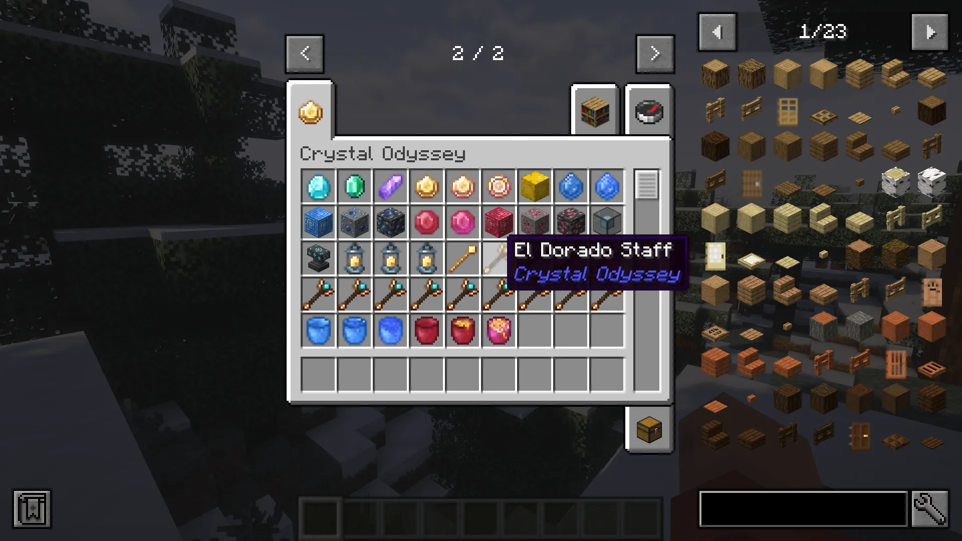 Crystal Odyssey, Моды, Minecraft