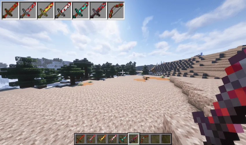 Bloody Swords — скриншот 1 (Текстуры, Minecraft)