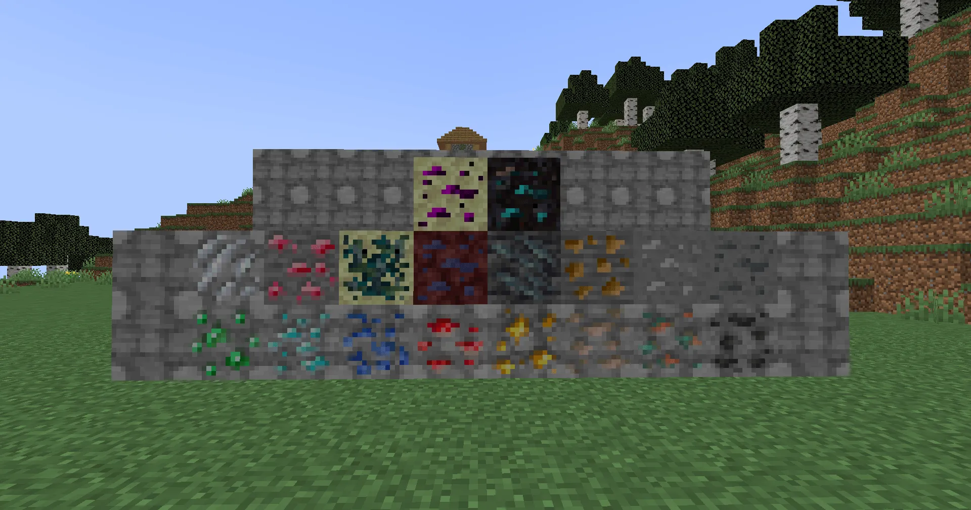 New lands and materials, Моды, Minecraft