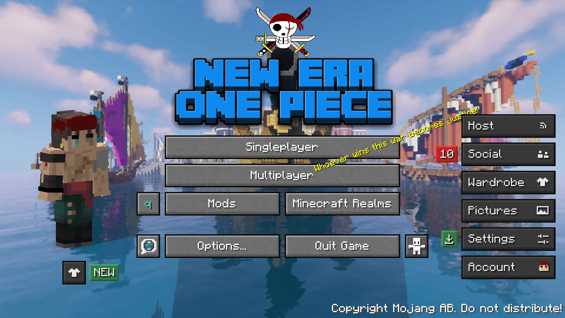 New One Piece Era, Модпаки, Minecraft