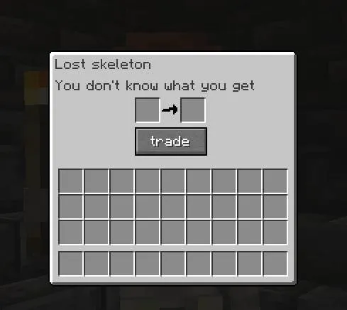 Lost Skeleton — скриншот 1 (Моды, Minecraft)