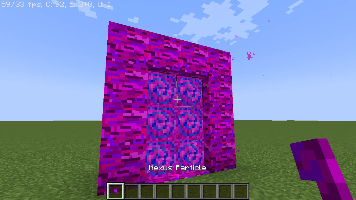 The Nexus- An homage of glitches and energy manifested, Моды, Minecraft