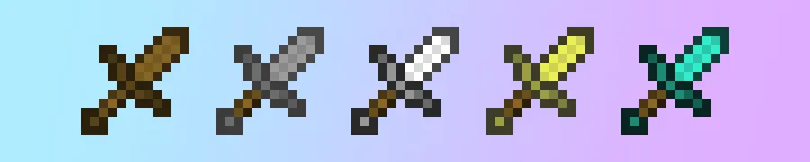 Smol PVP Swords, Текстуры, Minecraft