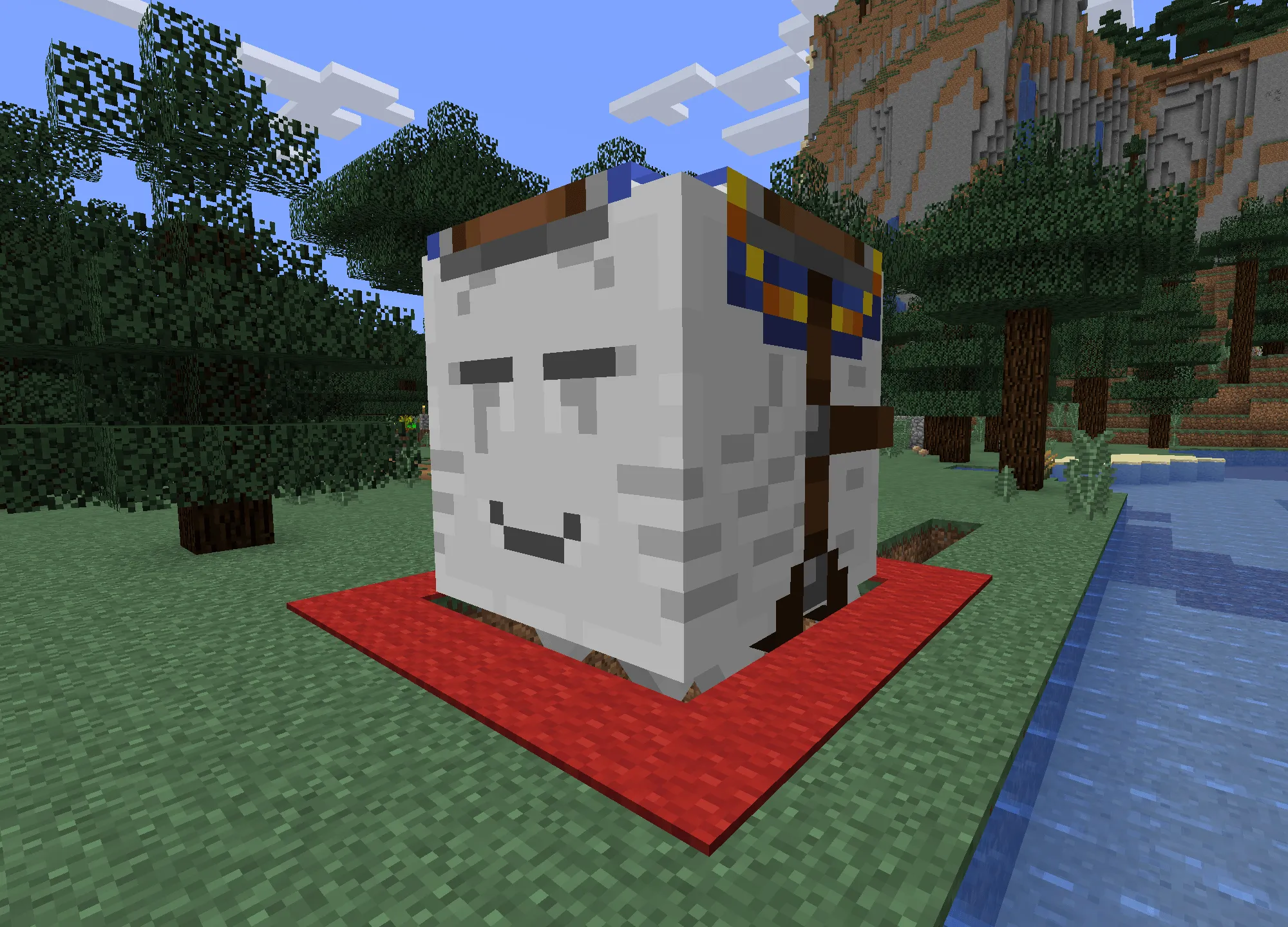 Better Ghast Harness PROGRAMMER ART — скриншот 1 (Текстуры, Minecraft)
