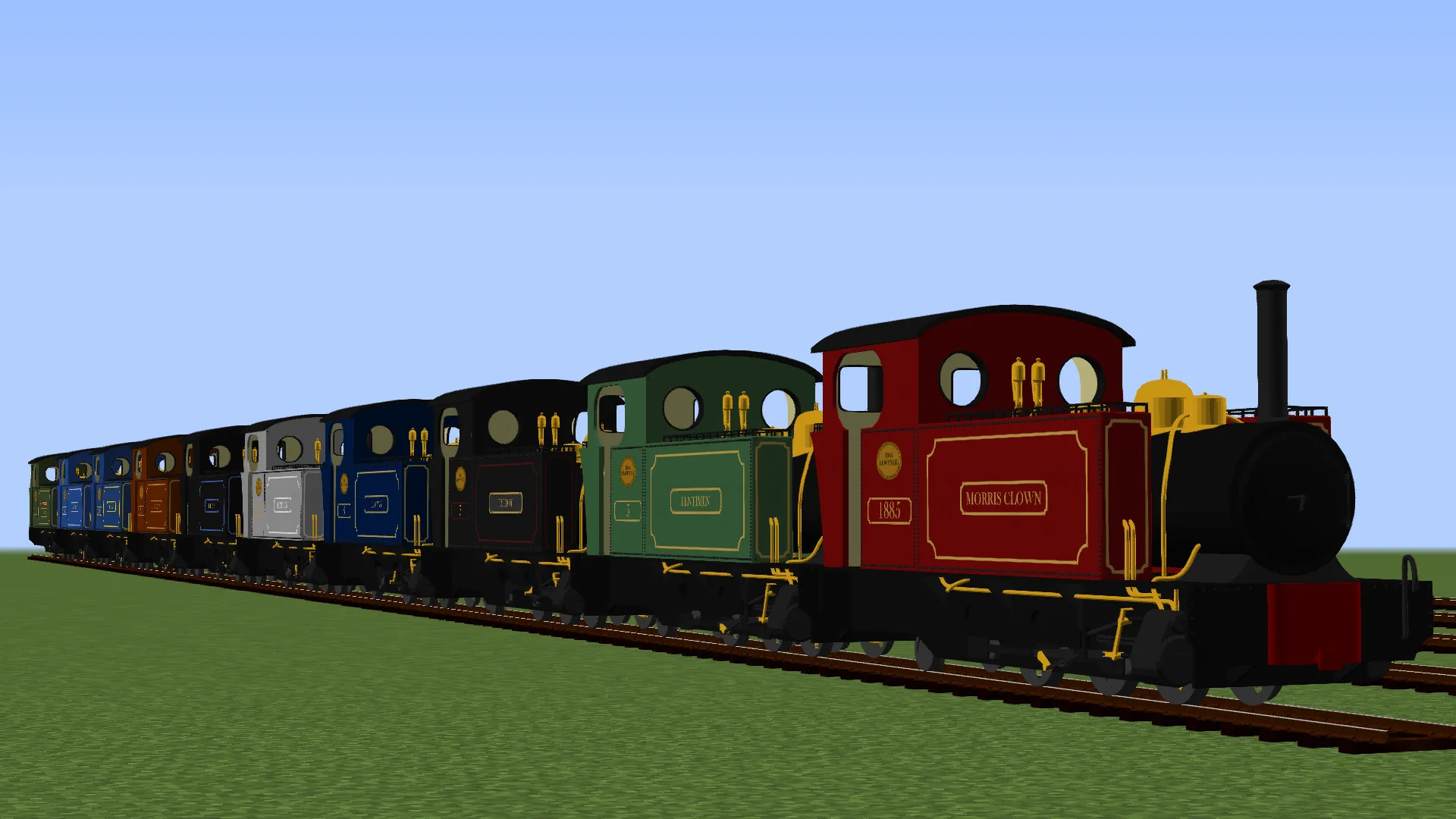 Bowmaker Fox's Narrow Gauge, Текстуры, Minecraft