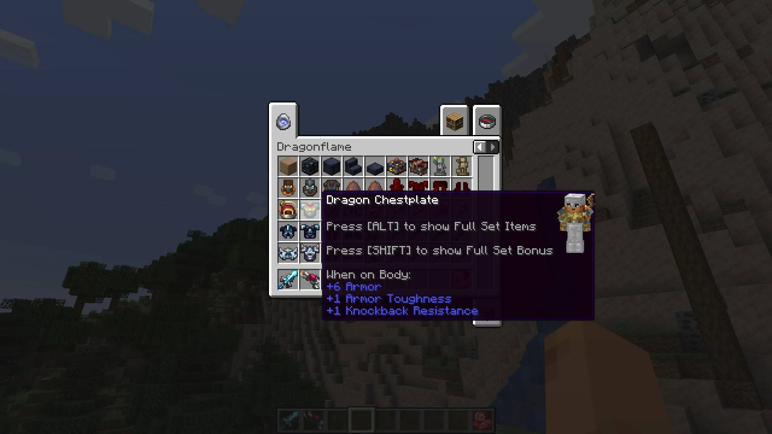 Armortip, Моды, Minecraft