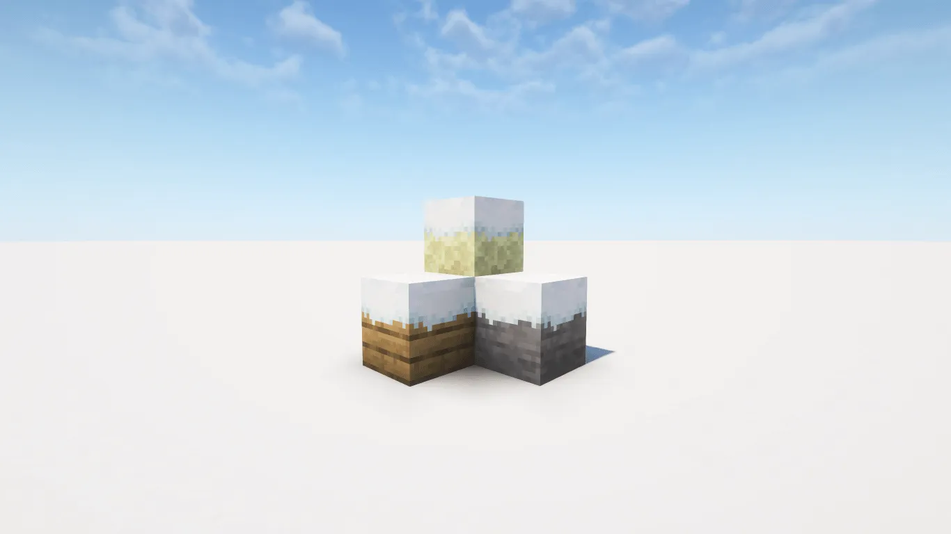 Snow Side Texture, Текстуры, Minecraft
