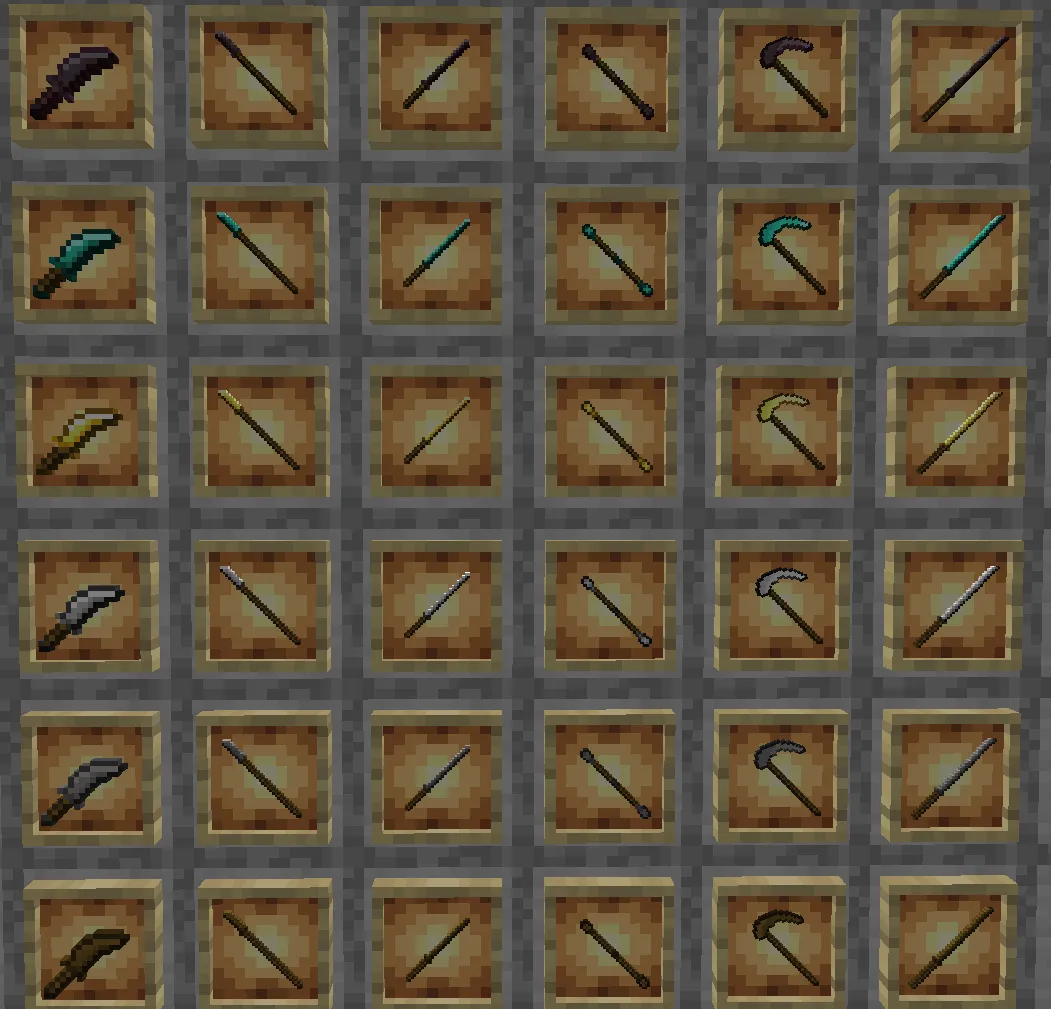 Almiris Weapons, Моды, Minecraft