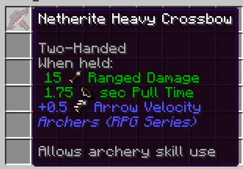 Attribute Icons (RPG Series), Текстуры, Minecraft