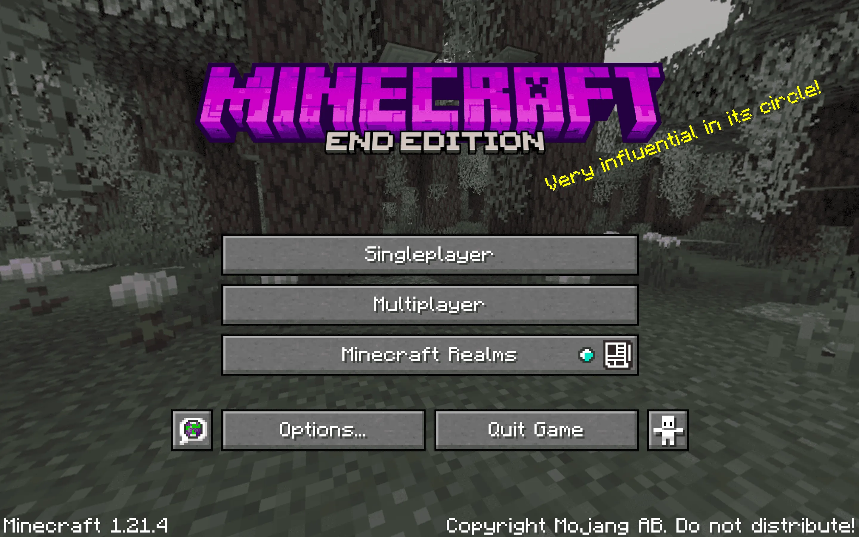 End Title Menu, Текстуры, Minecraft