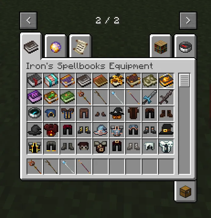 Renovated Textures for Iron's Spells, Текстуры, Minecraft