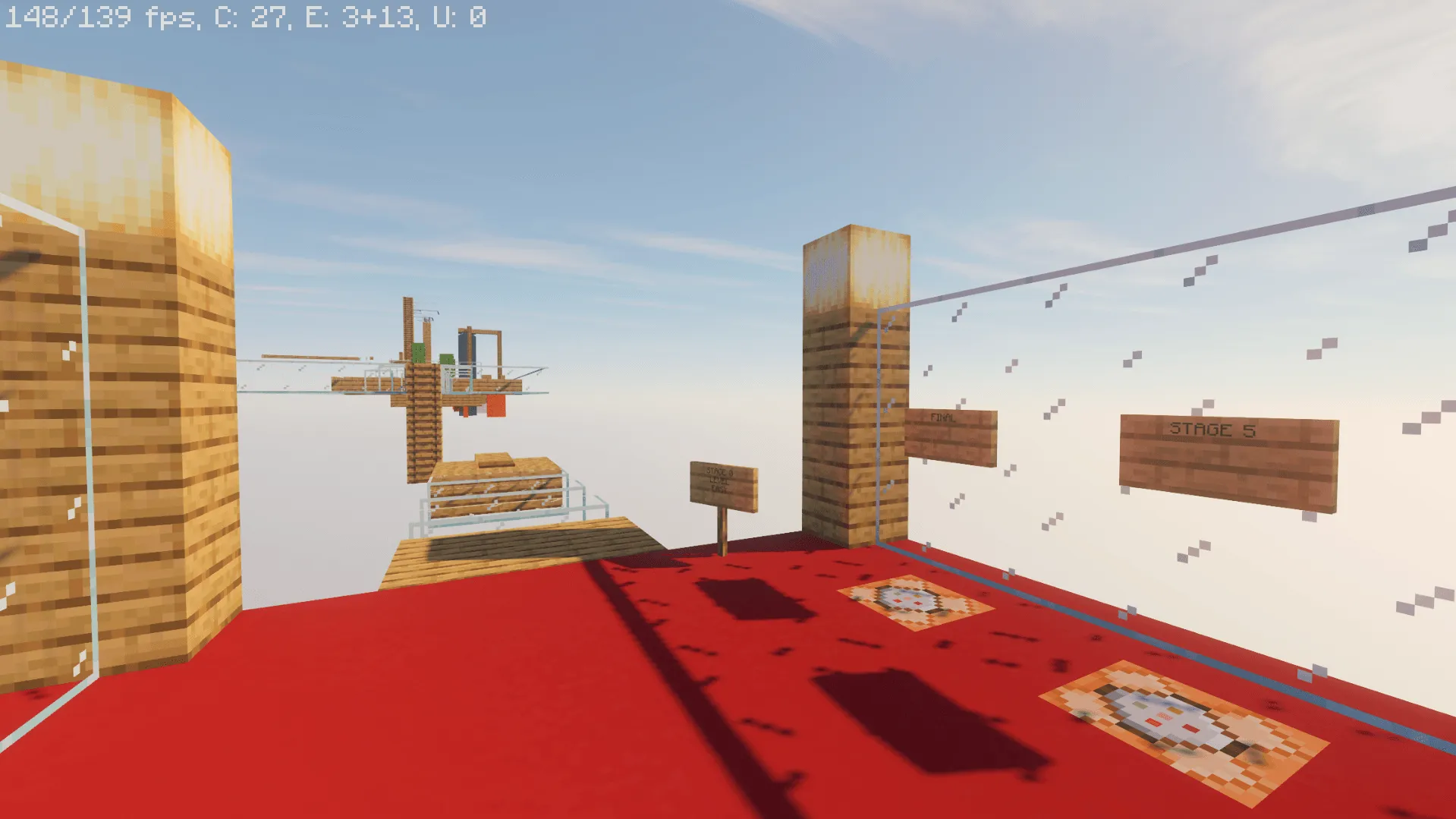 EngameParkour, Карты, Minecraft