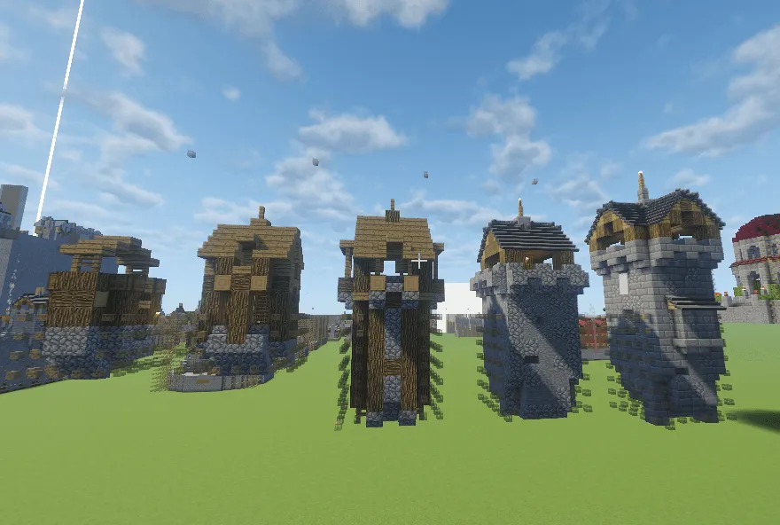 Medieval Oak Extension and Optimization Style Pack for MineColonies — скриншот 8 (Аддоны, Minecraft)