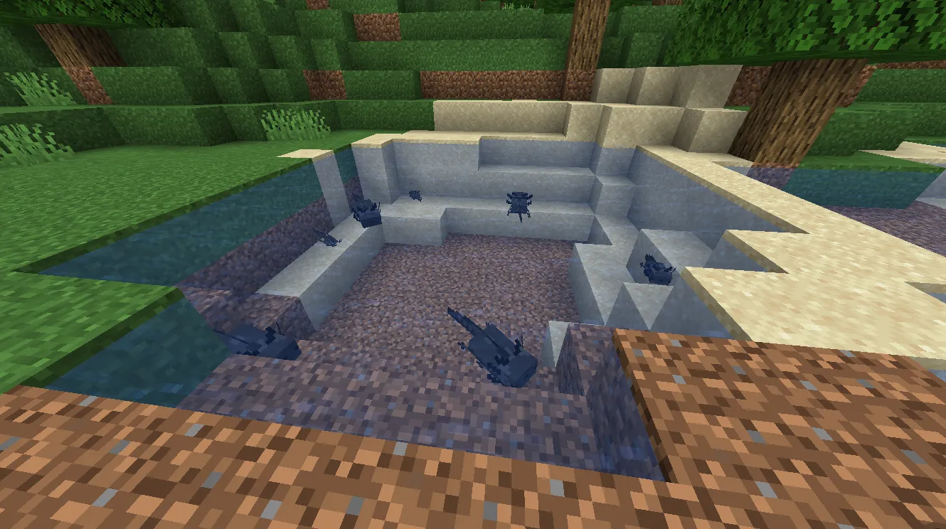 Black Axolotl — скриншот 2 (Текстуры, Minecraft)