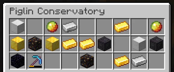 Piglin Conservatory Structures, Моды, Minecraft
