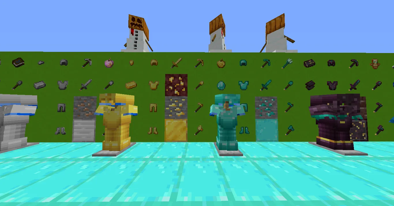 Armor and ores rework® — скриншот 2 (Текстуры, Minecraft)
