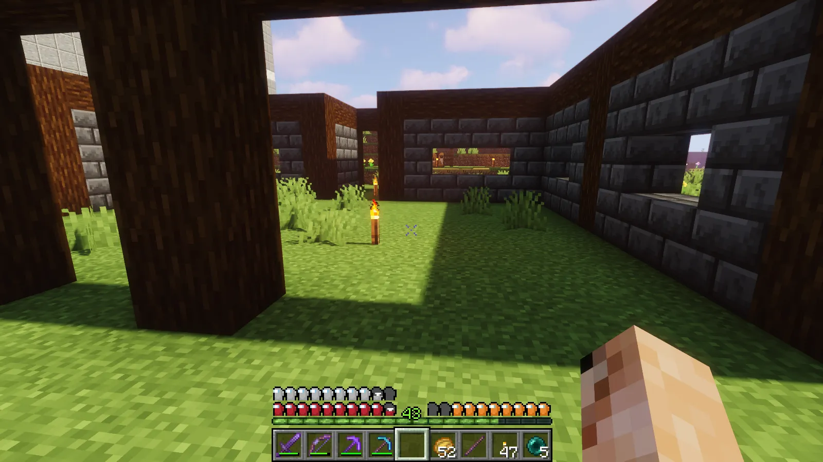 TheSilentMeerkat's Mid-Effort Amogus HUD Pack — скриншот 1 (Текстуры, Minecraft)