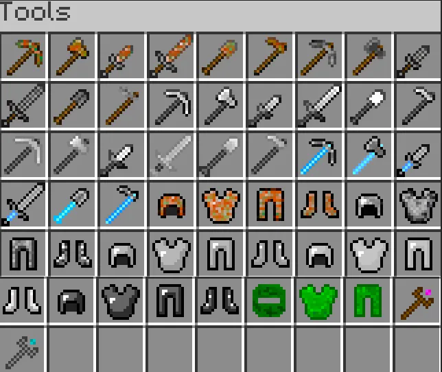 structures and tools, Моды, Minecraft