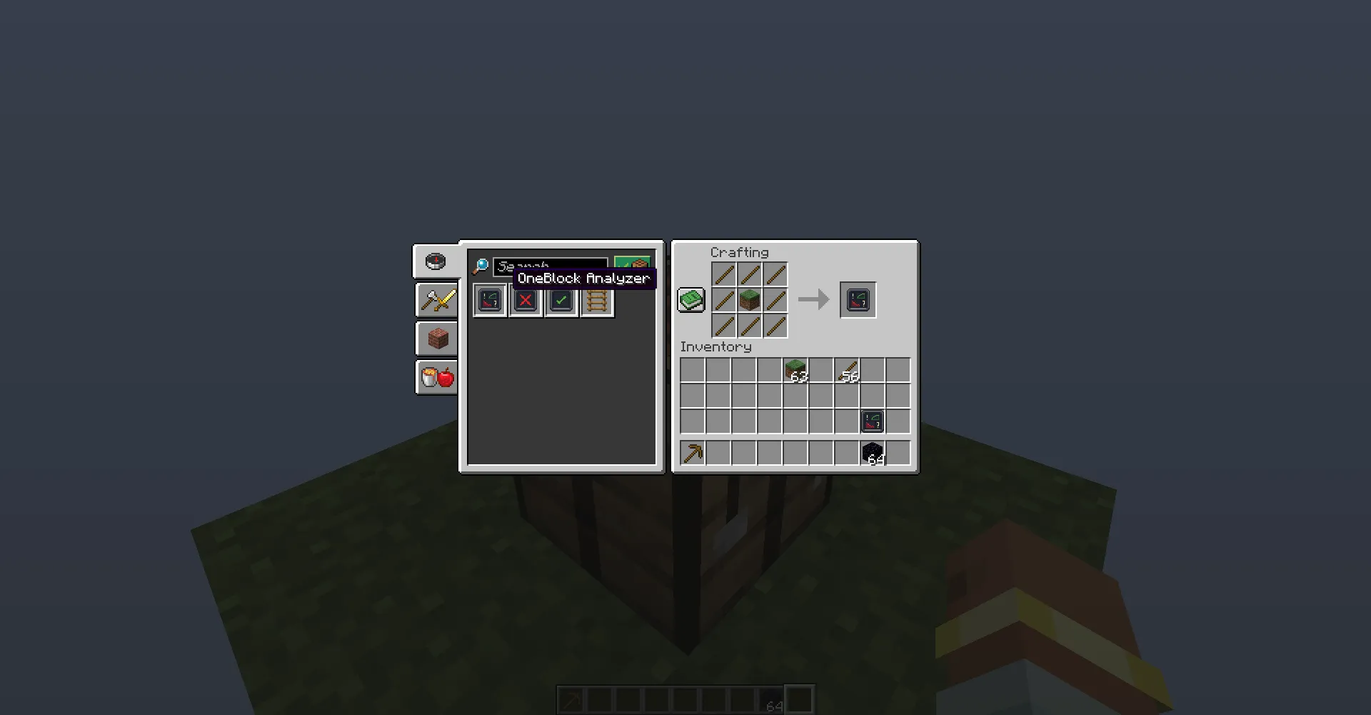 Harmonie's One Block , Моды, Minecraft