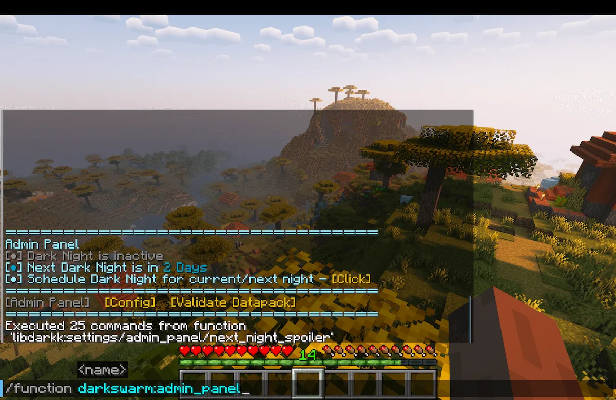 Dark Swarm - Modernized, Дата-паки, Minecraft