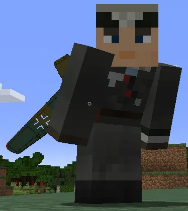 Me-262 Elytra Skin — скриншот 1 (Текстуры, Minecraft)