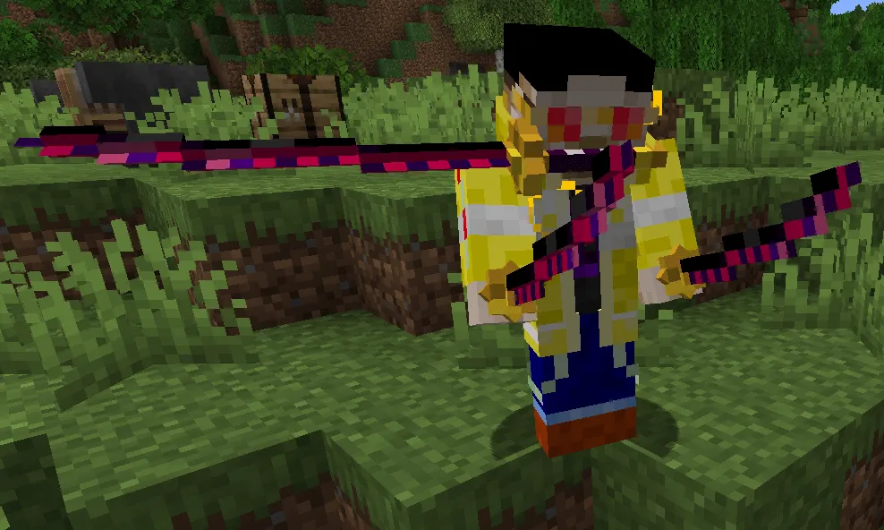 Shusui of Wano (Zorro, One Piece) — скриншот 1 (Текстуры, Minecraft)