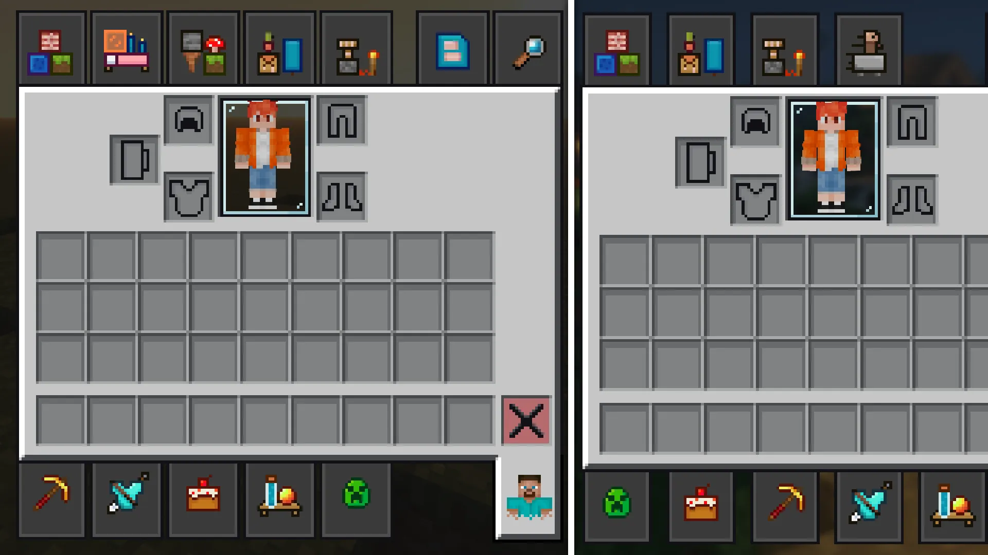 Dark Edge GUI [Cutting Edge Dark Mode] — скриншот 2 (Текстуры, Minecraft)