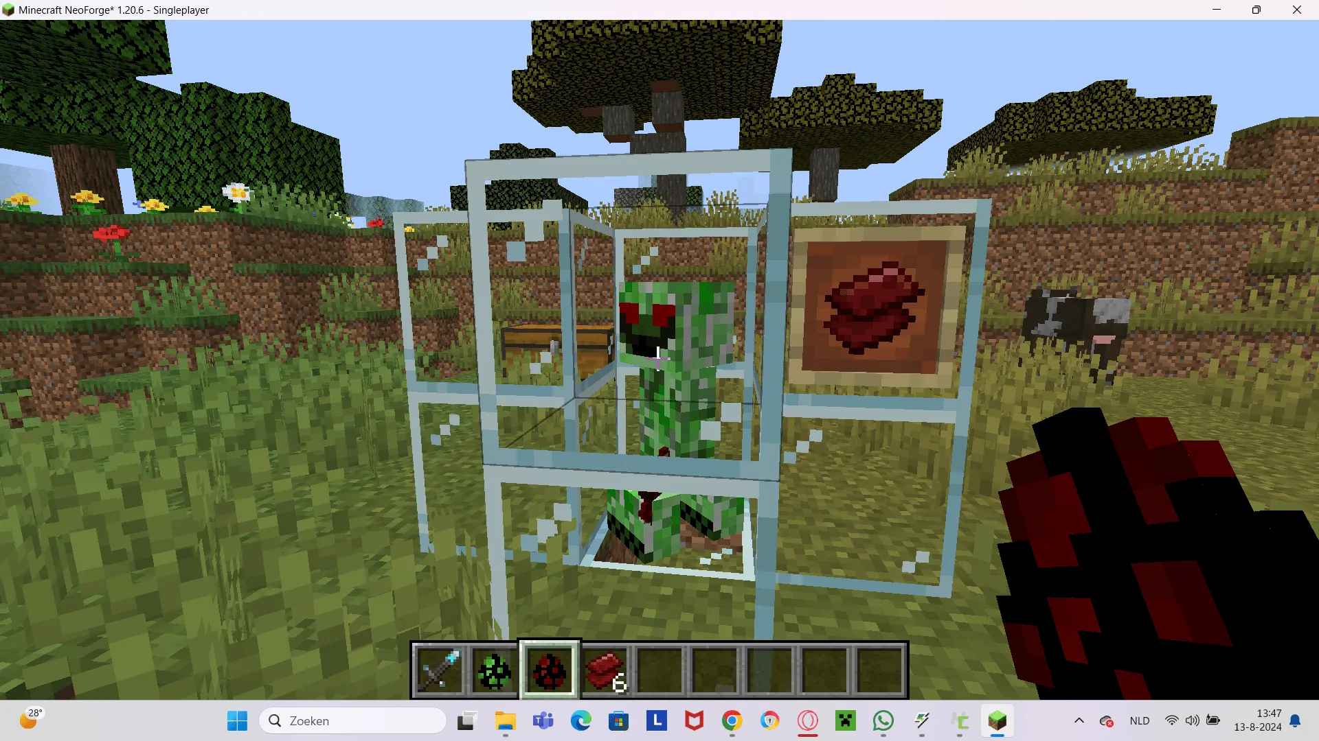 the weapons and custom mobs canceled and about to be remade, Моды, Minecraft