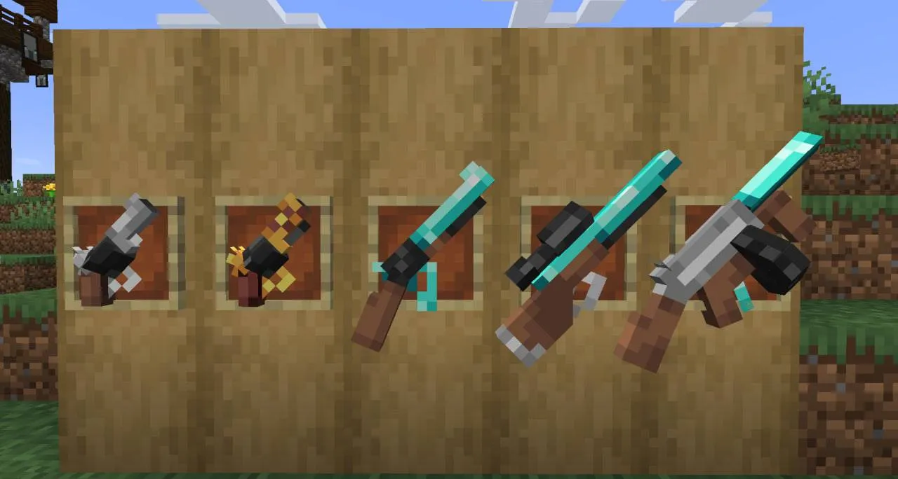 Guns Without Roses 3D by Shawdy3 — скриншот 1 (Текстуры, Minecraft)