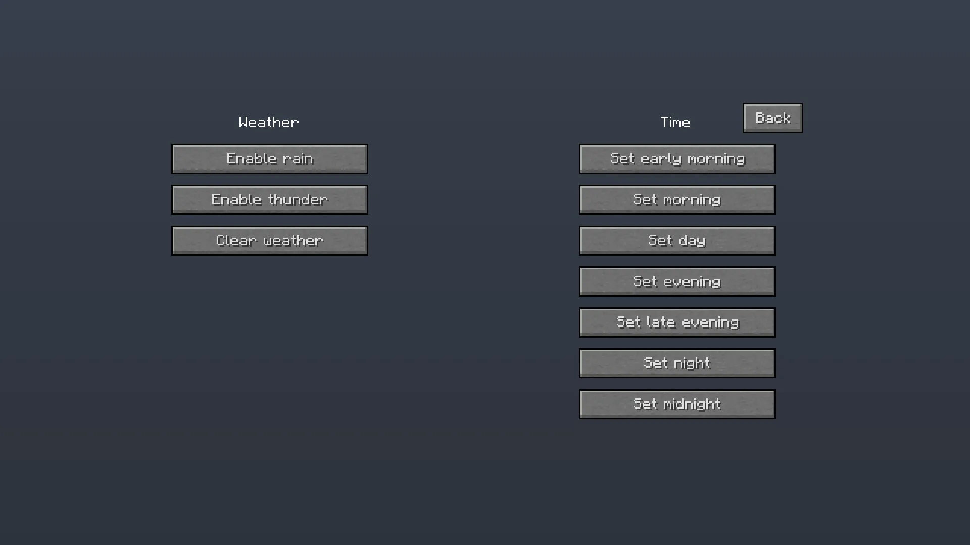 Egorich's Admin Panel, Моды, Minecraft