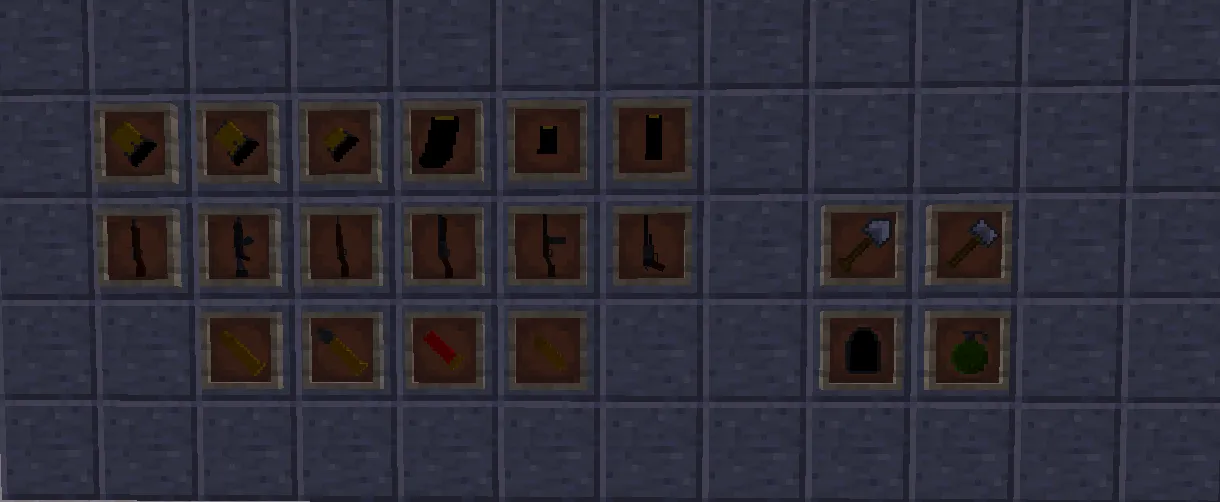 Simply Warfare, Моды, Minecraft