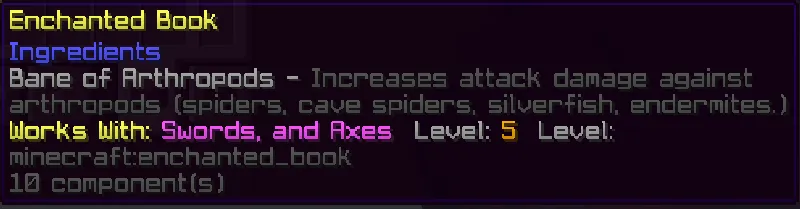 Enchanting Descriptions for Books. — скриншот 4 (Текстуры, Minecraft)