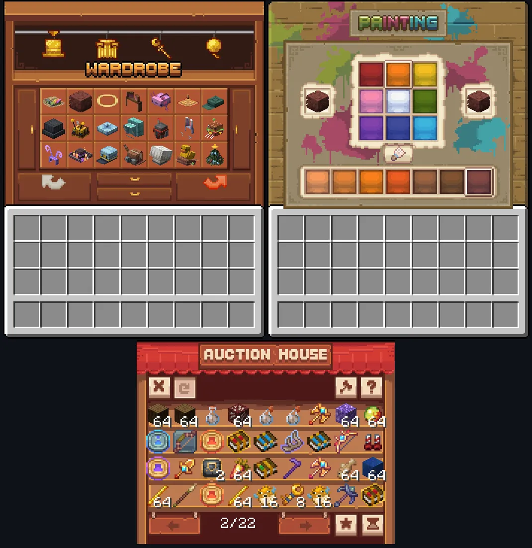 Origin Realms GUI Revamp — скриншот 5 (Текстуры, Minecraft)