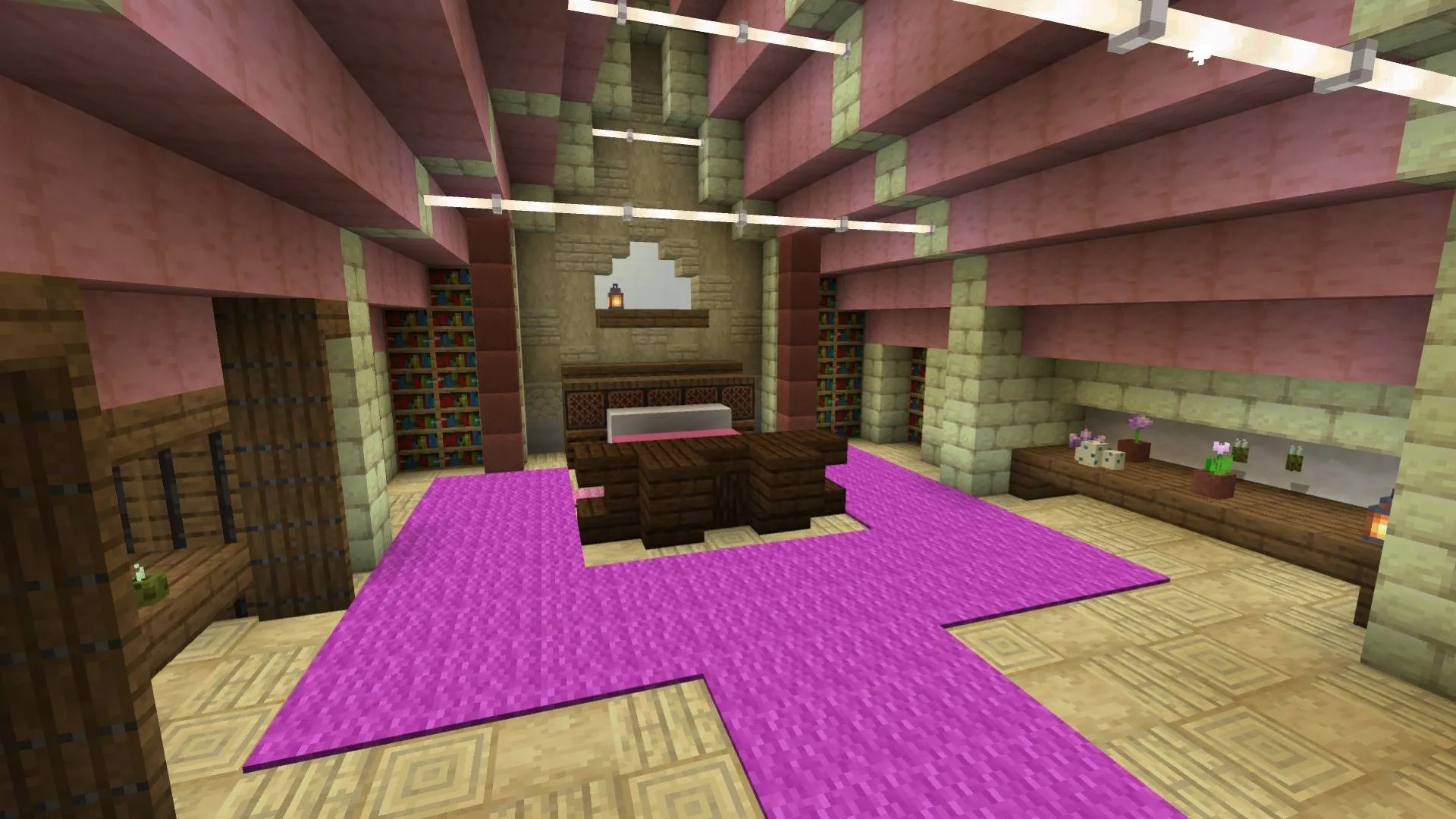Pink Castle - Survival Spawn, Карты, Minecraft
