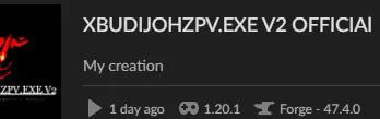 xbudijohzpv.exe — скриншот 4 (Модпаки, Minecraft)