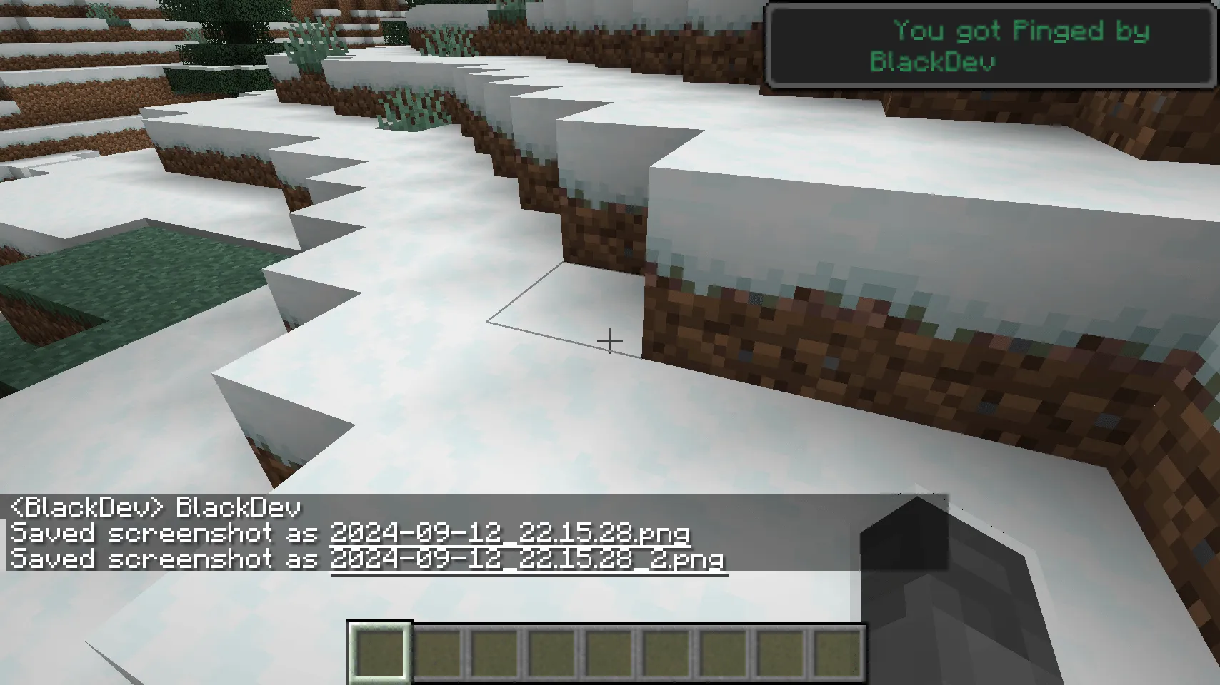 Blacks Chat-Ping, Моды, Minecraft