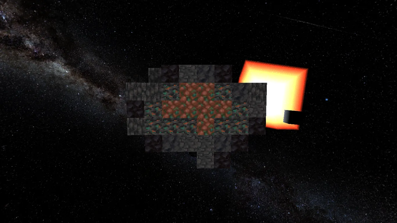 Asteroids and more — скриншот 2 (Моды, Minecraft)