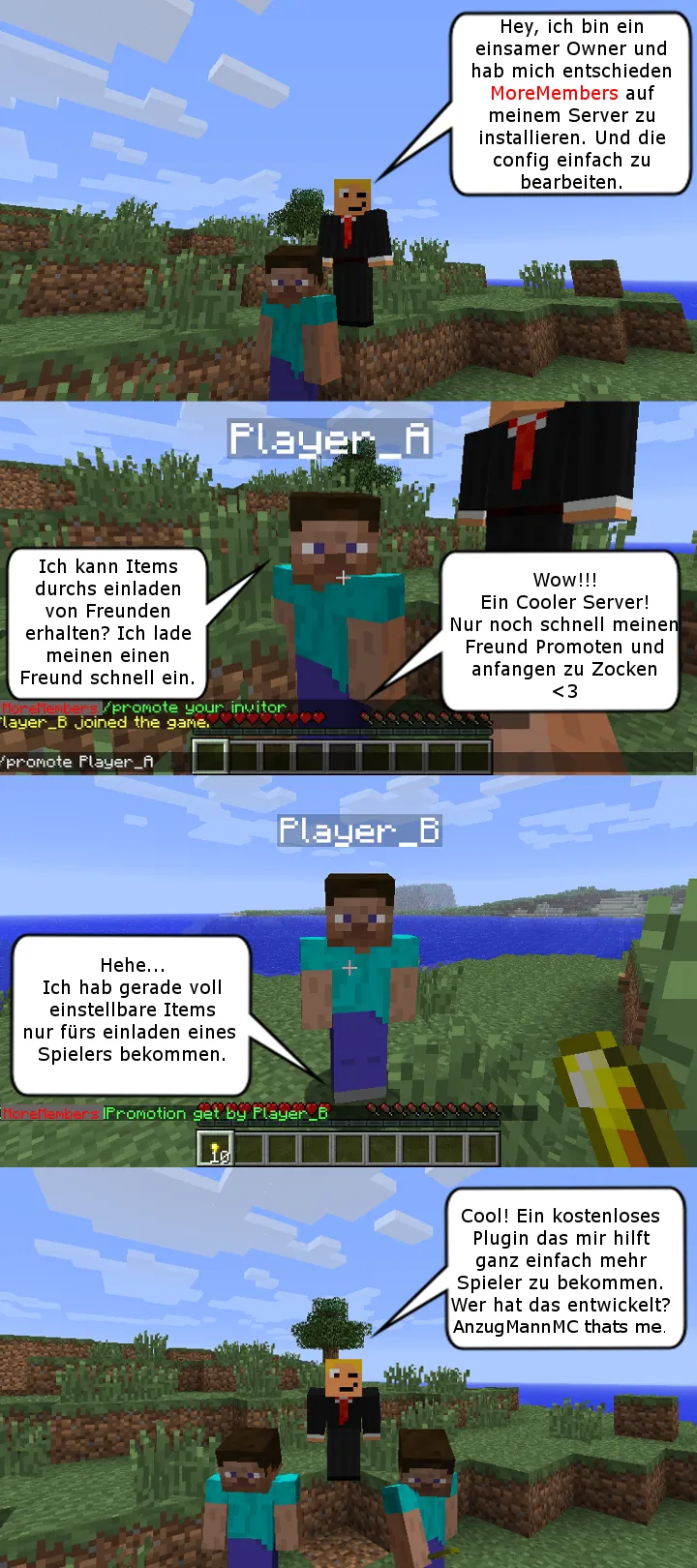 MoreMembers — скриншот 1 (Плагины, Minecraft)