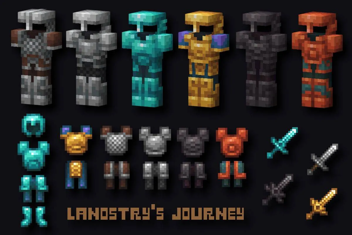 Lanostry's journey — скриншот 1 (Текстуры, Minecraft)