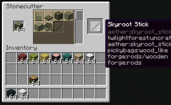 Stonecutter Likes Wood — скриншот 6 (Моды, Minecraft)