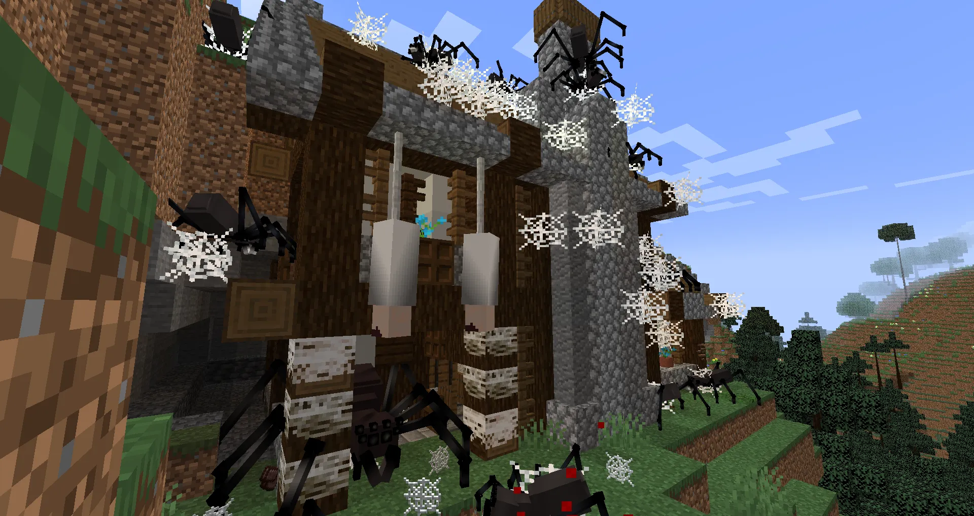 Spider Horror Modpack — скриншот 12 (Модпаки, Minecraft)