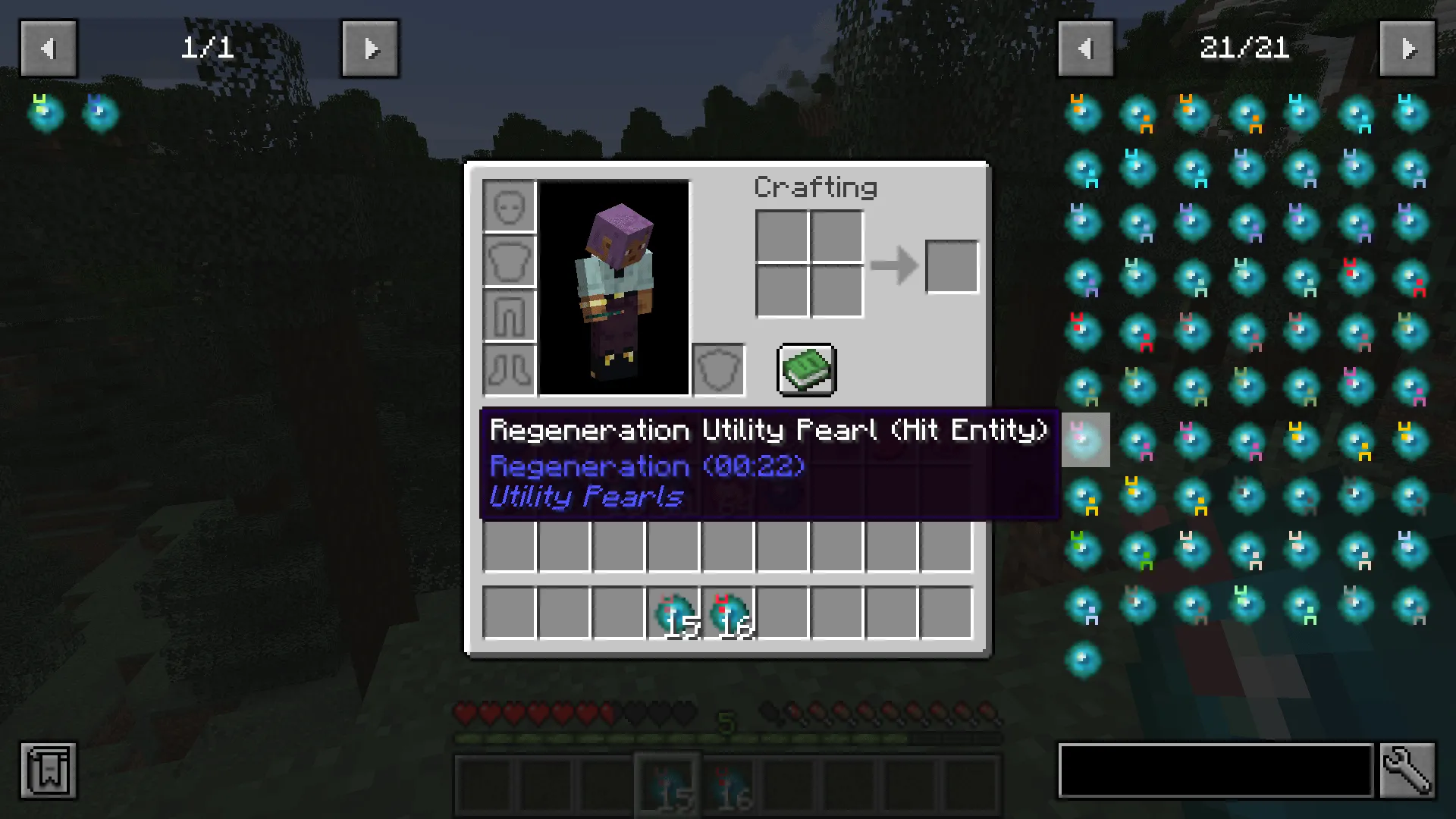 Utility Pearls — скриншот 1 (Моды, Minecraft)