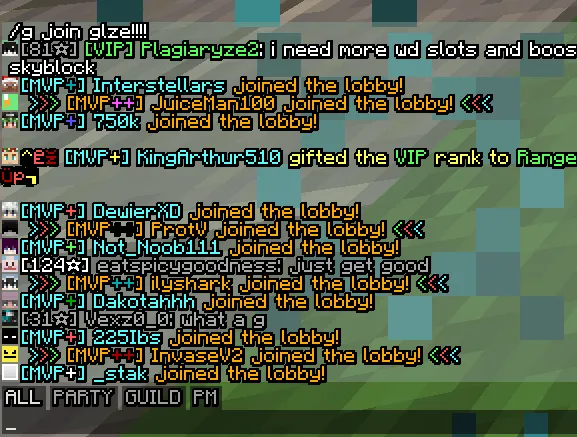 Chatting, Моды, Minecraft