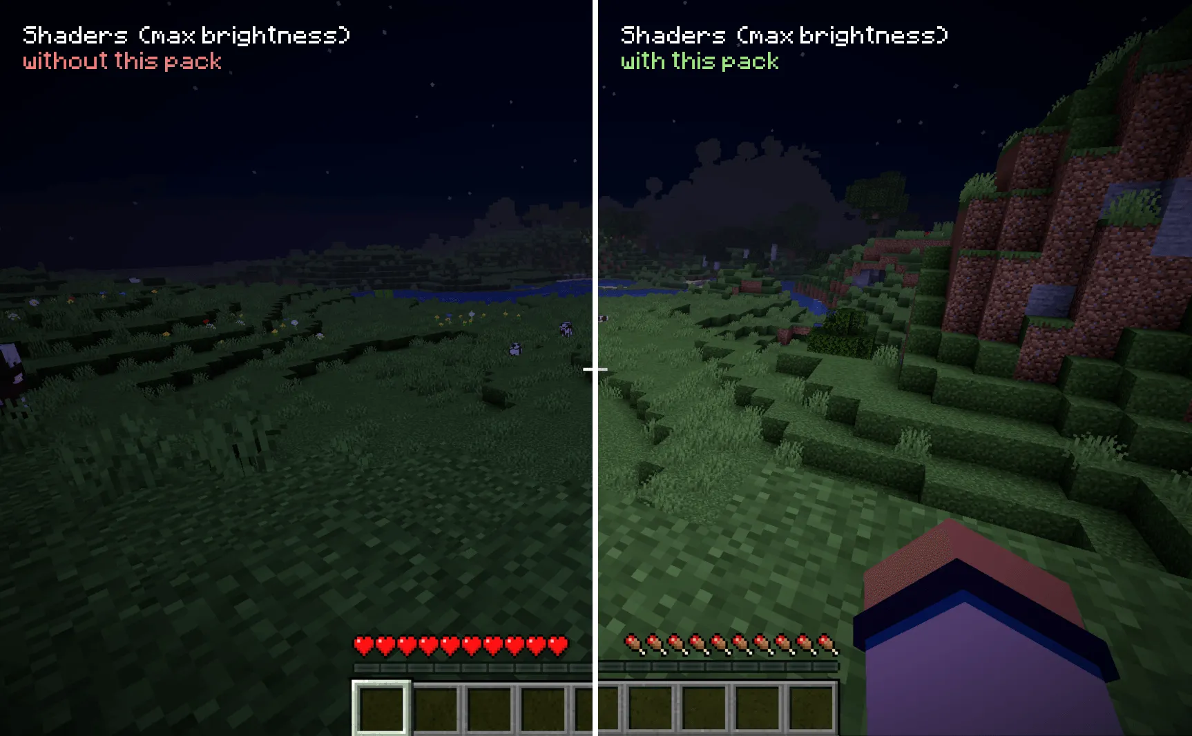 Slightly Brighter Caves [OptiFine] — скриншот 3 (Текстуры, Minecraft)