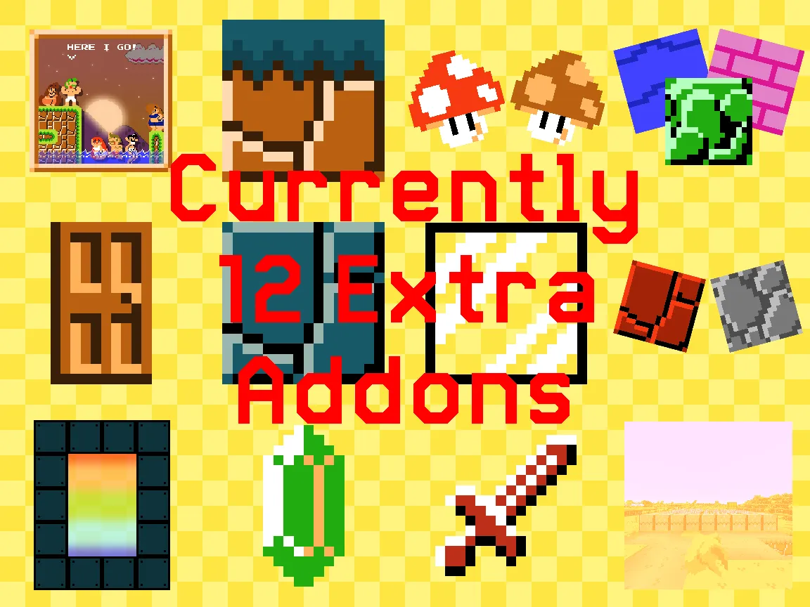 Minecraft: Super Mario Bros. Edition DELXUE — скриншот 6 (Текстуры, Minecraft)