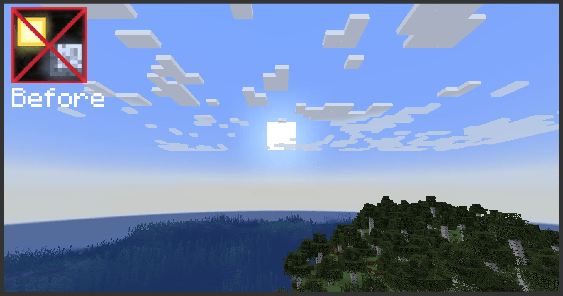 Sun & Moon remover — скриншот 5 (Текстуры, Minecraft)