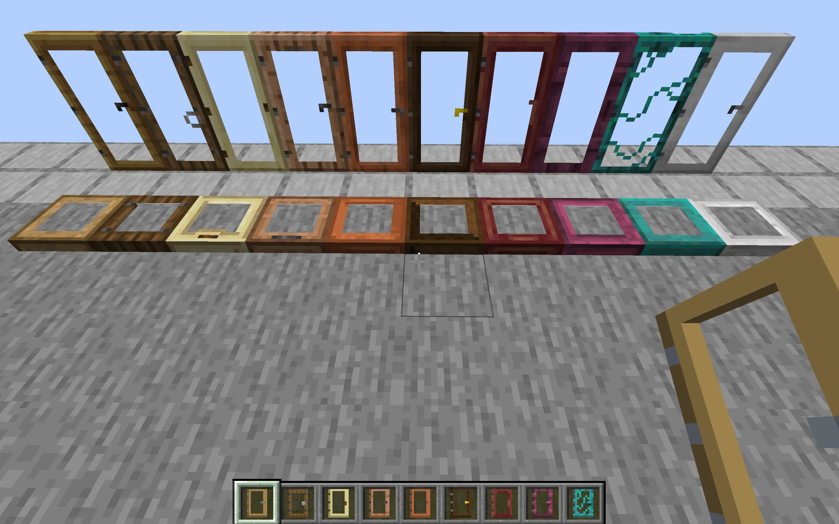 See Through Doors — скриншот 1 (Текстуры, Minecraft)