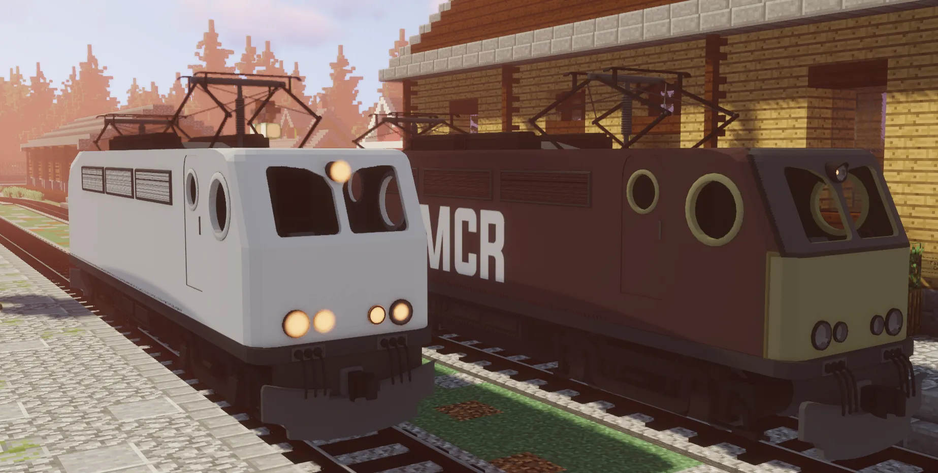 MCR Locomotive Pack — скриншот 1 (Текстуры, Minecraft)